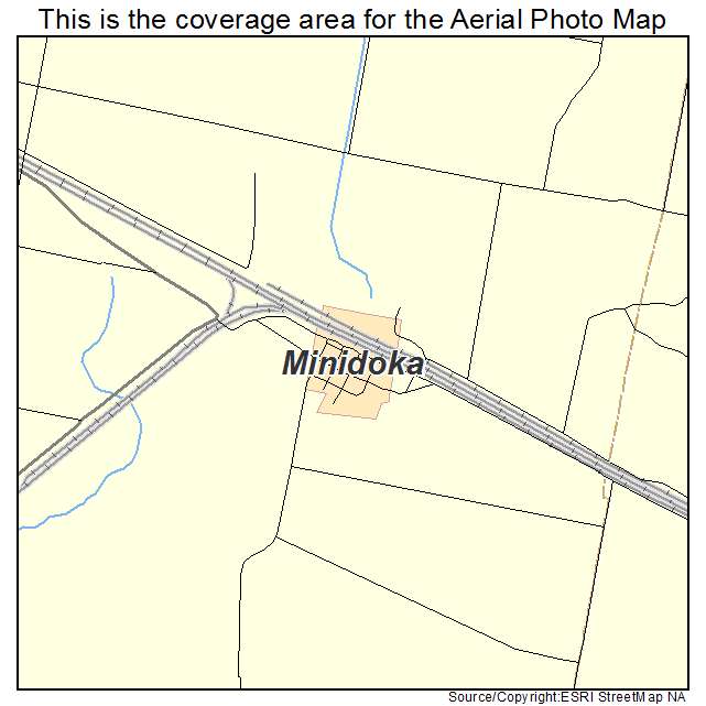 Minidoka, ID location map 