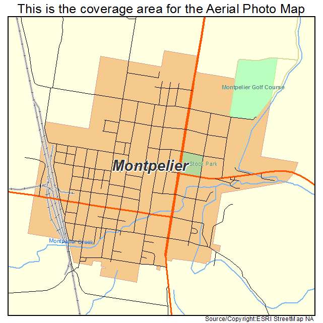 Montpelier, ID location map 