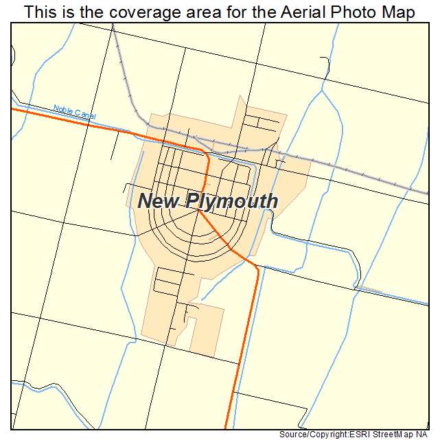 New Plymouth, ID location map 