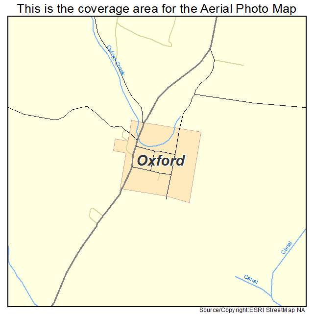 Oxford, ID location map 