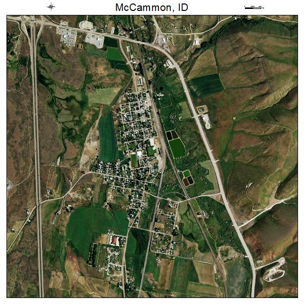 McCammon, ID air photo map