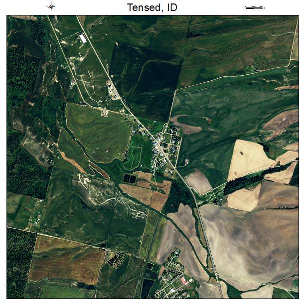 Tensed, ID air photo map