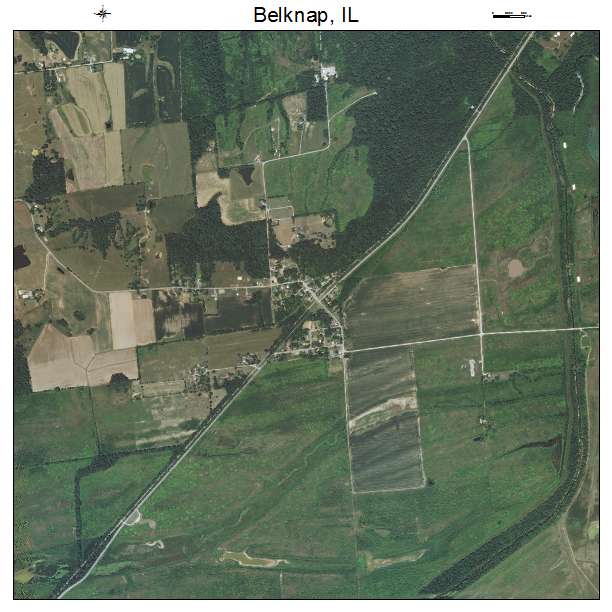 Belknap, IL air photo map