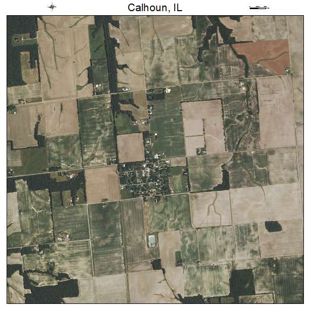 Calhoun, IL air photo map