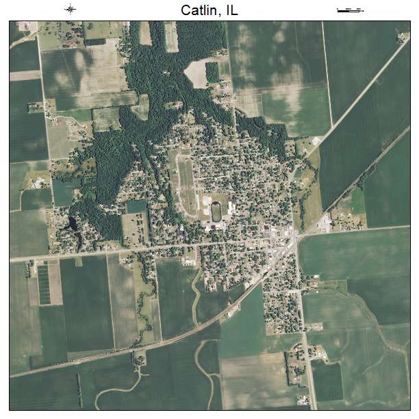 Catlin, IL air photo map
