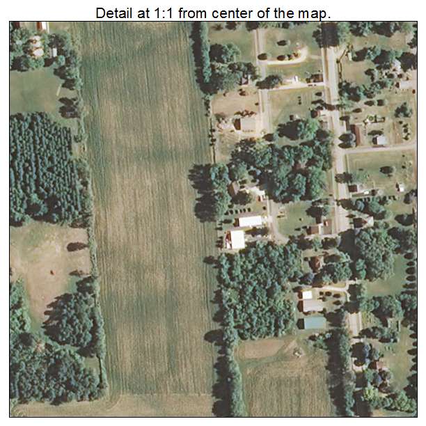 Adeline, Illinois aerial imagery detail