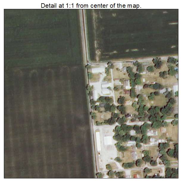Allerton, Illinois aerial imagery detail