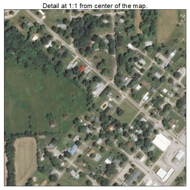 Alma, Illinois aerial imagery detail