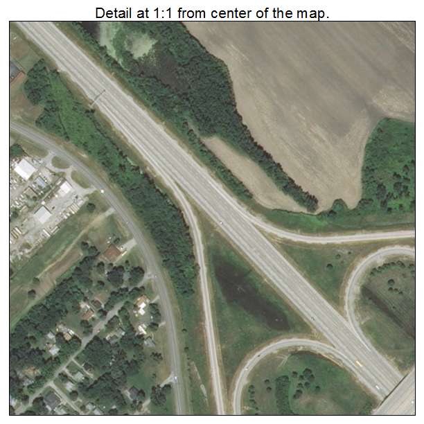 Alorton, Illinois aerial imagery detail