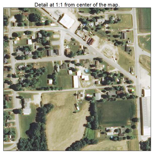 Alsey, Illinois aerial imagery detail