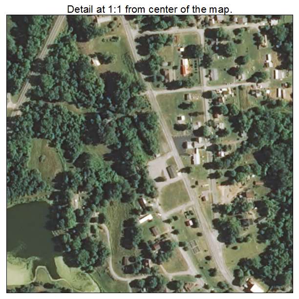 Alto Pass, Illinois aerial imagery detail