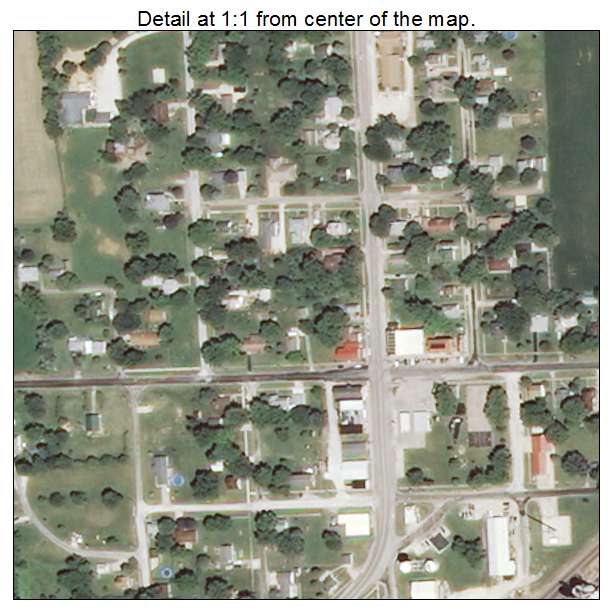 Altona, Illinois aerial imagery detail