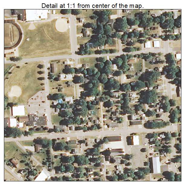 Amboy, Illinois aerial imagery detail