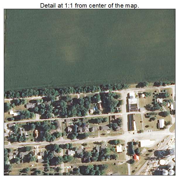 Anchor, Illinois aerial imagery detail