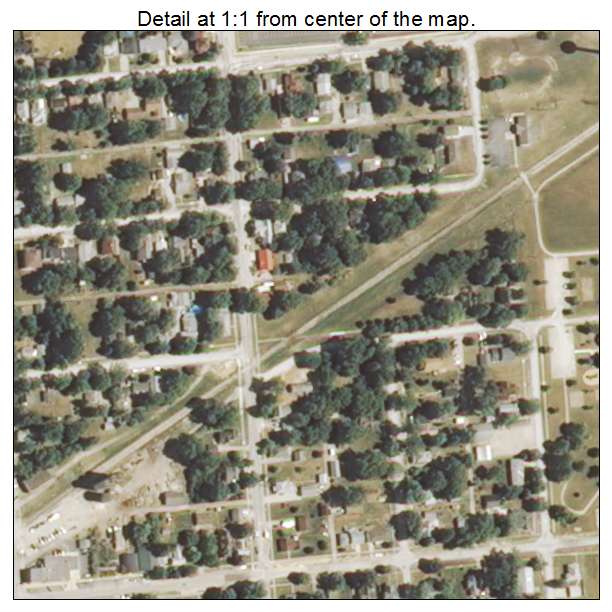 Argenta, Illinois aerial imagery detail