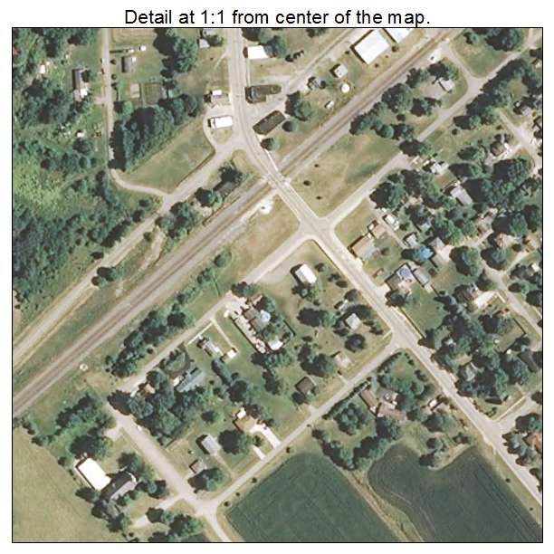 Arlington, Illinois aerial imagery detail