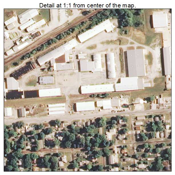 Arthur, Illinois aerial imagery detail