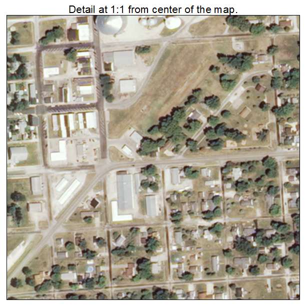 Ashland, Illinois aerial imagery detail