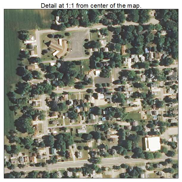 Ashton, Illinois aerial imagery detail