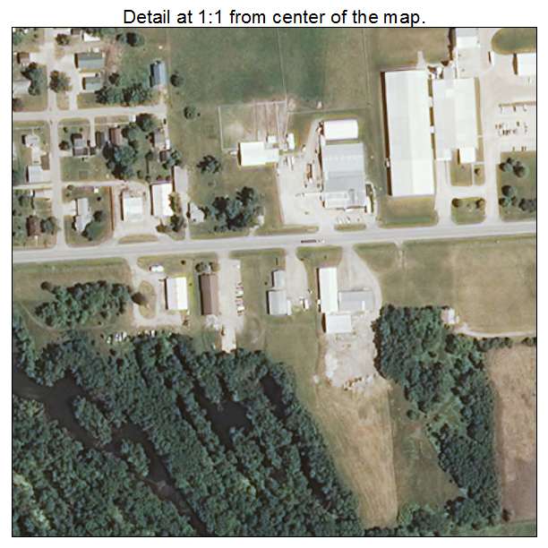Atkinson, Illinois aerial imagery detail