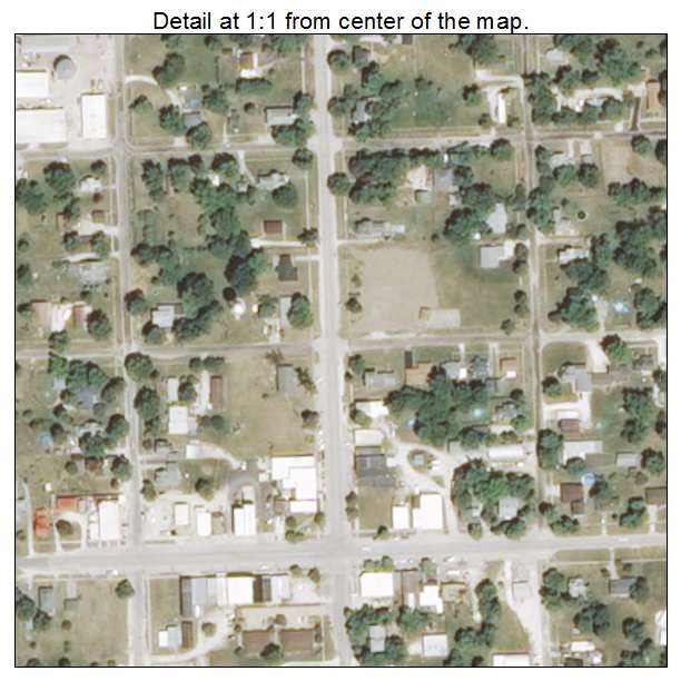 Augusta, Illinois aerial imagery detail