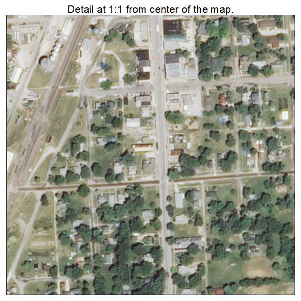 Avon, Illinois aerial imagery detail