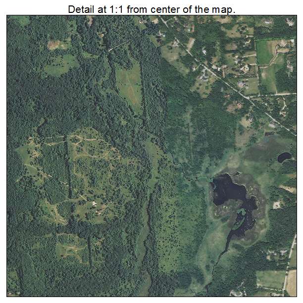 Barrington Hills, Illinois aerial imagery detail