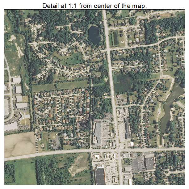 Bartlett, Illinois aerial imagery detail