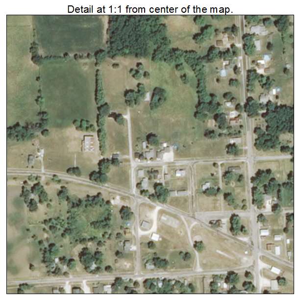 Baylis, Illinois aerial imagery detail