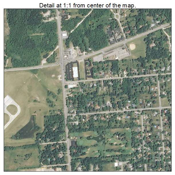 Beach Park, Illinois aerial imagery detail
