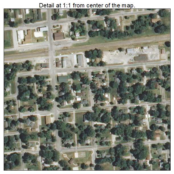 Beckemeyer, Illinois aerial imagery detail