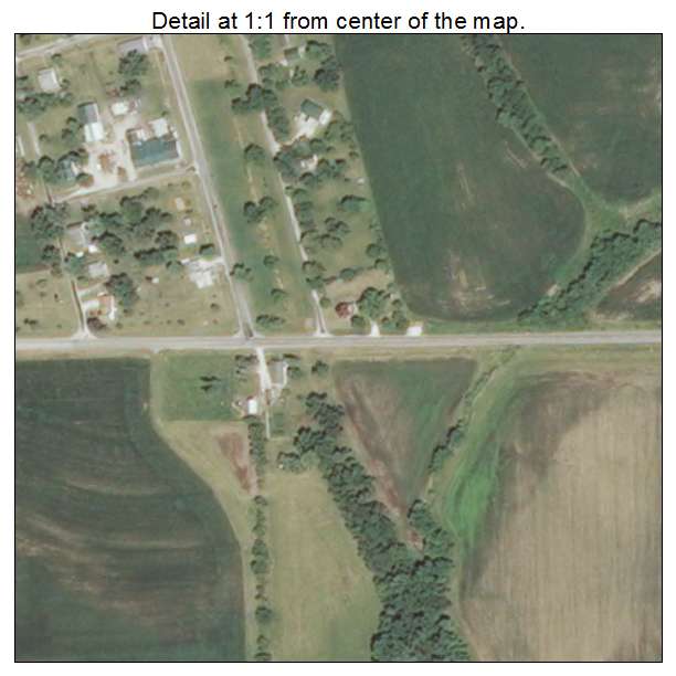 Bentley, Illinois aerial imagery detail