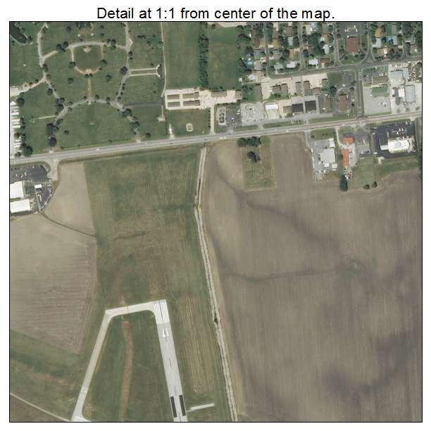 Bethalto, Illinois aerial imagery detail