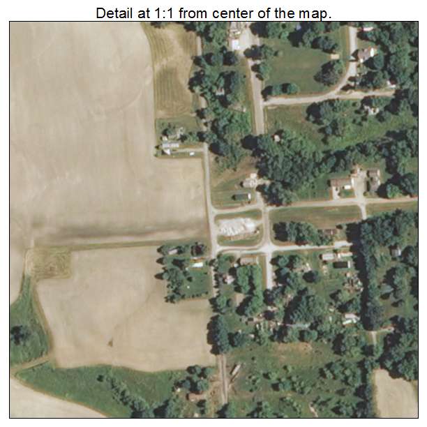 Bingham, Illinois aerial imagery detail