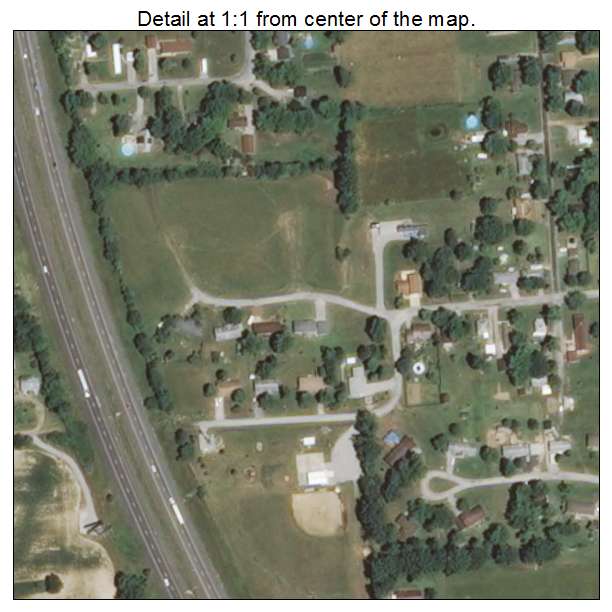 Bonnie, Illinois aerial imagery detail