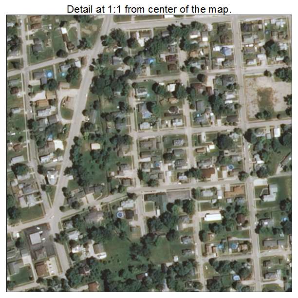 Bridgeport, Illinois aerial imagery detail