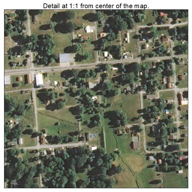 Buckner, Illinois aerial imagery detail