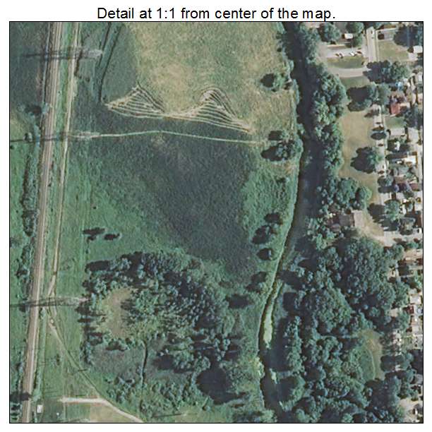 Burnham, Illinois aerial imagery detail