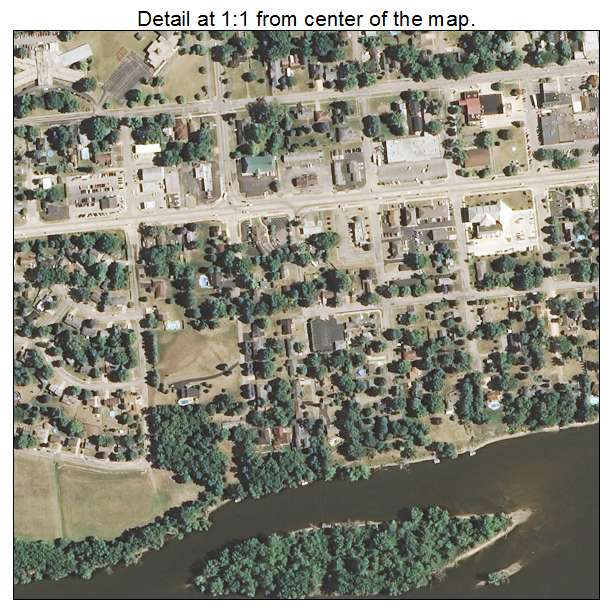 Byron, Illinois aerial imagery detail