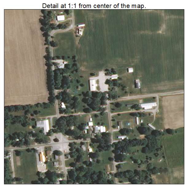 Calhoun, Illinois aerial imagery detail