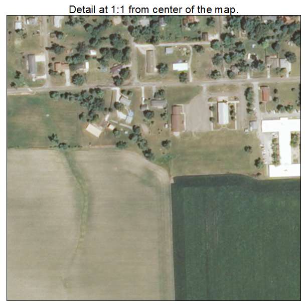 Camp Point, Illinois aerial imagery detail