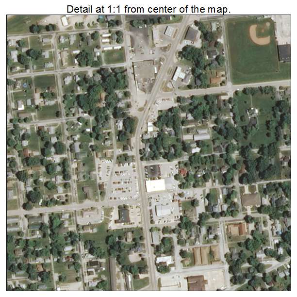 Casey, Illinois aerial imagery detail