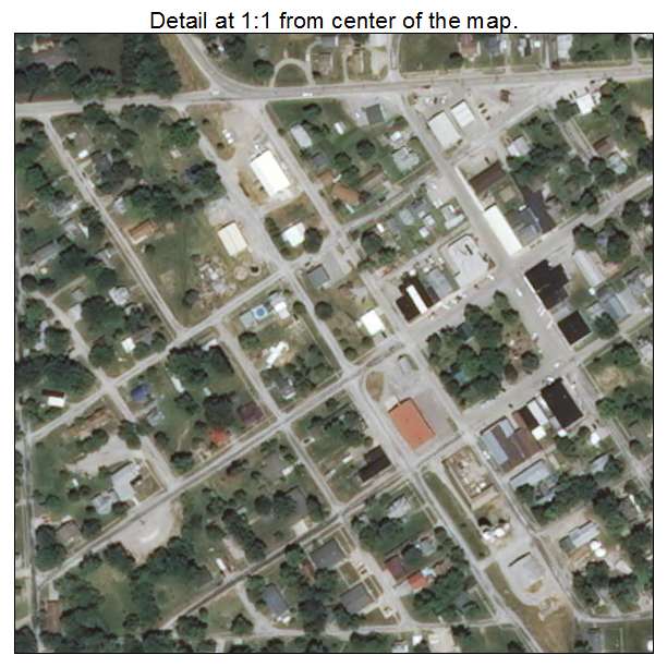 Cisne, Illinois aerial imagery detail