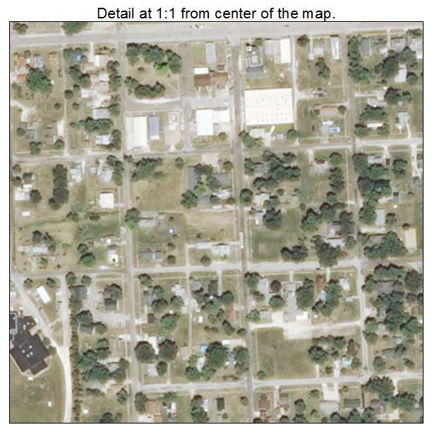 Clayton, Illinois aerial imagery detail