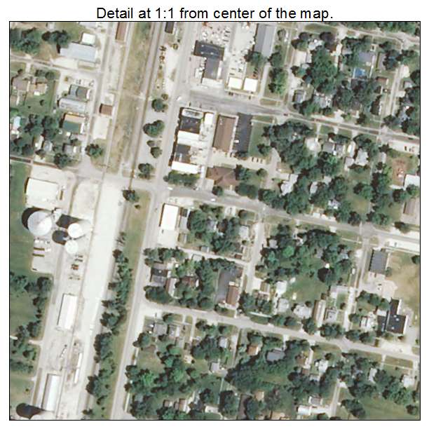 Clifton, Illinois aerial imagery detail