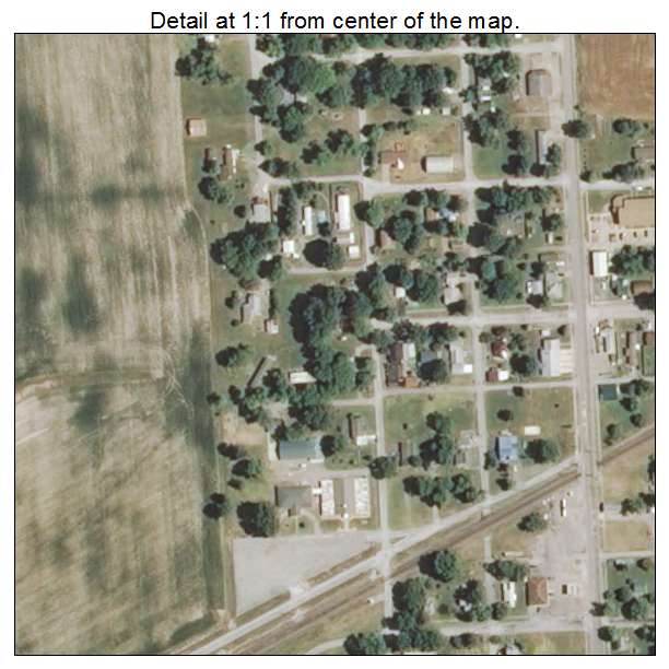 Cutler, Illinois aerial imagery detail