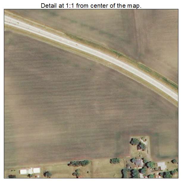 Dalton City, Illinois aerial imagery detail