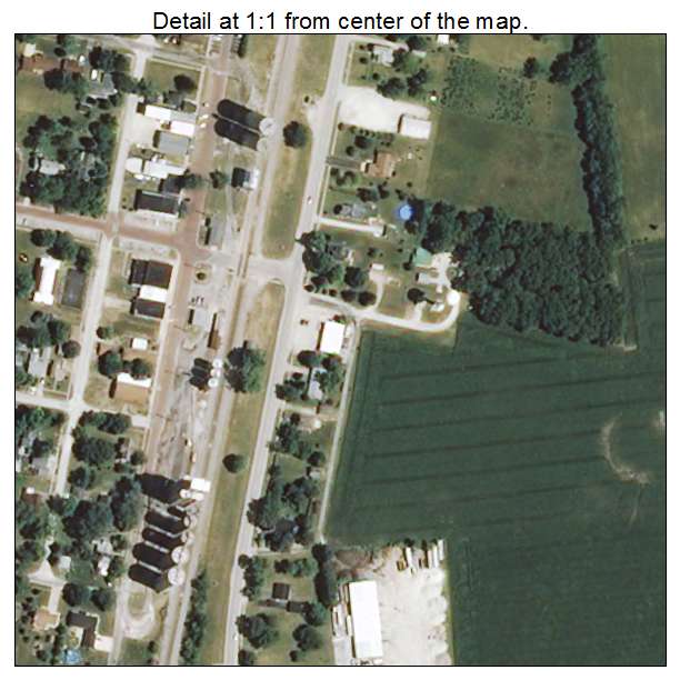 Danforth, Illinois aerial imagery detail