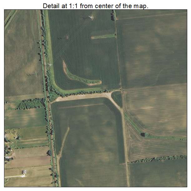 Davis Junction, Illinois aerial imagery detail