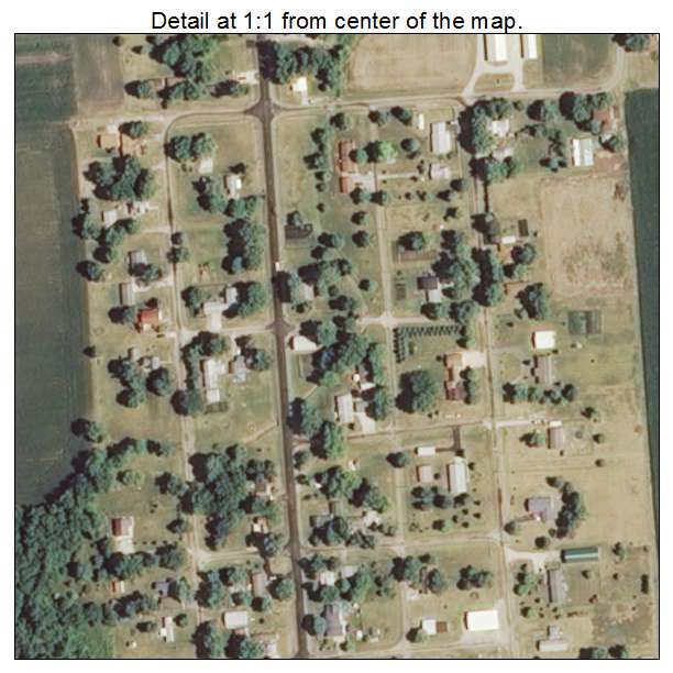 De Witt, Illinois aerial imagery detail